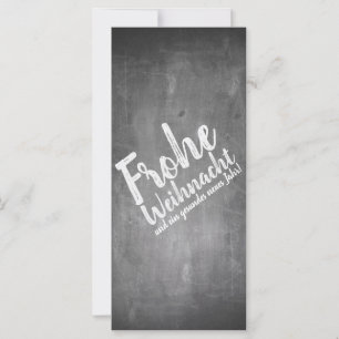 Weihnachtsgrüße auf der Kreidetafel