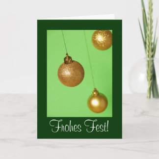 Weihnachtskarte Holiday Card