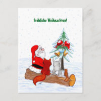 Weihnachtsmann Kaninchen Fox Eichhörnchen, Deutsch