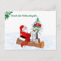 Weihnachtsmann Kaninchen Fox Eichhörnchen, Deutsch