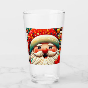 Weihnachtsmann Papai Noel Baba Saint Nicholas Kris Glass