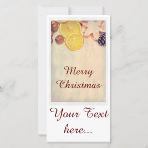 Weihnachtsmotiv  mit Früchten... Holiday Card