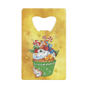 Weihnachtsmuffin  credit card bottle opener
