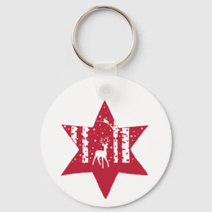 Weihnachtsstern Keychain