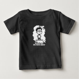 Weil du dumm bist – Ironisches Statement-Motiv Baby T-Shirt