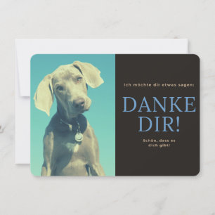 Weimaran Thank You Card