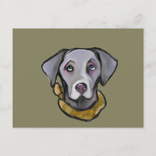 Weimarana Soldier Postcard