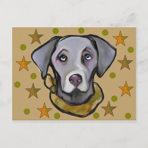 Weimarana Soldier Postcard