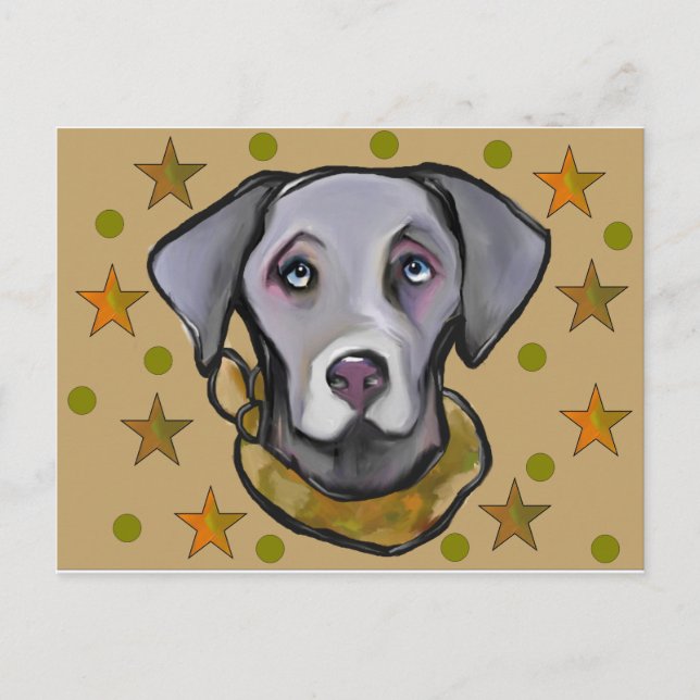 Weimarana Soldier Postcard (Front)