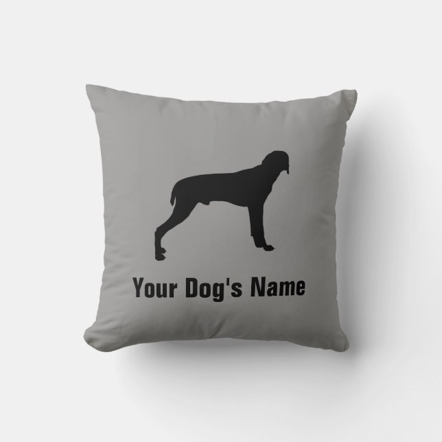 Weimaraner ワイマラナー throw pillow (Front)