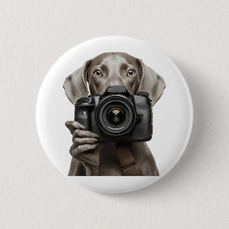 Weimaraner  2 inch round button