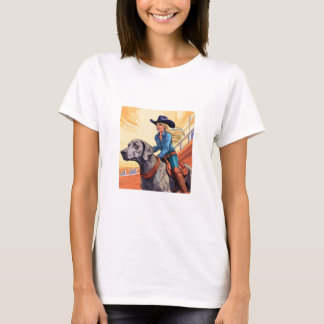 Weimaraner Barrel Racing  T-Shirt