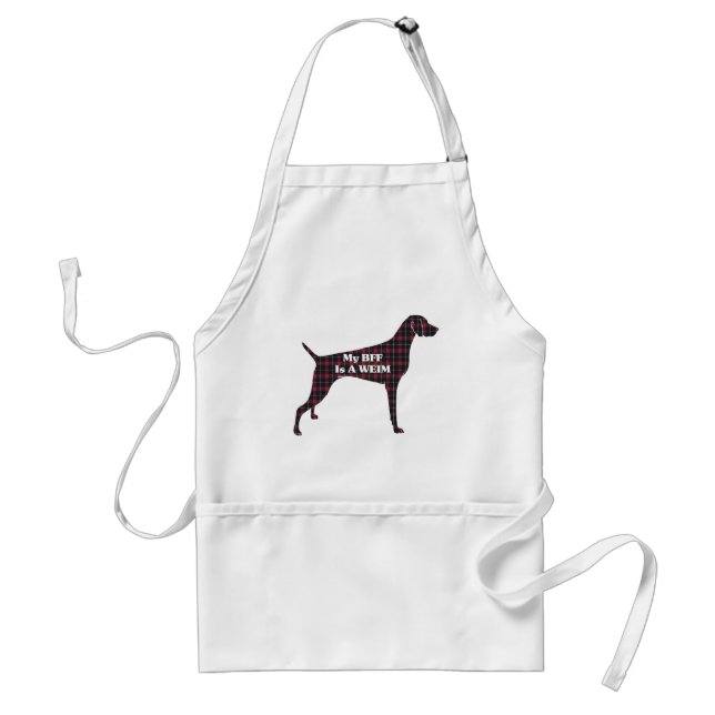 Weimaraner BFF Standard Apron (Front)