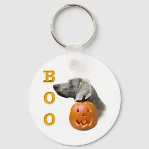 Weimaraner Boo Keychain