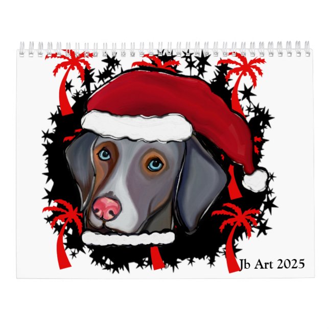 WEIMARANER  CALENDAR (Back)