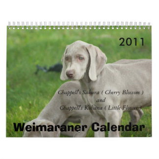Weimaraner Calendar