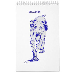 Weimaraner Calendar by Candra