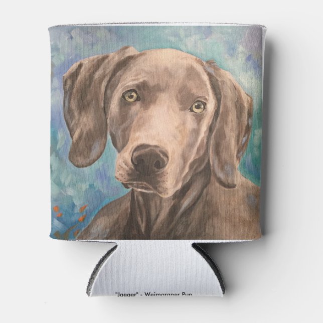 Weimaraner - Can Cooler (Front)
