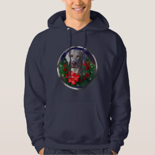 Weimaraner Christmas Gifts Hoodie