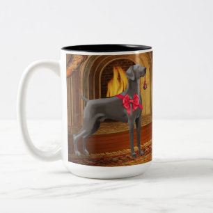 Weimaraner Christmas Mug
