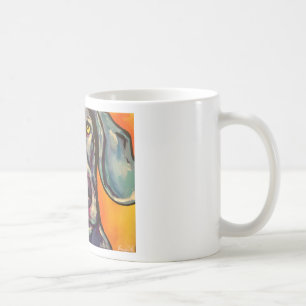 weimaraner coffee mug