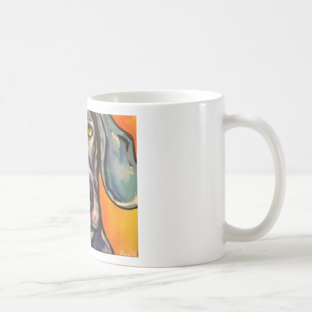 weimaraner coffee mug (Right)