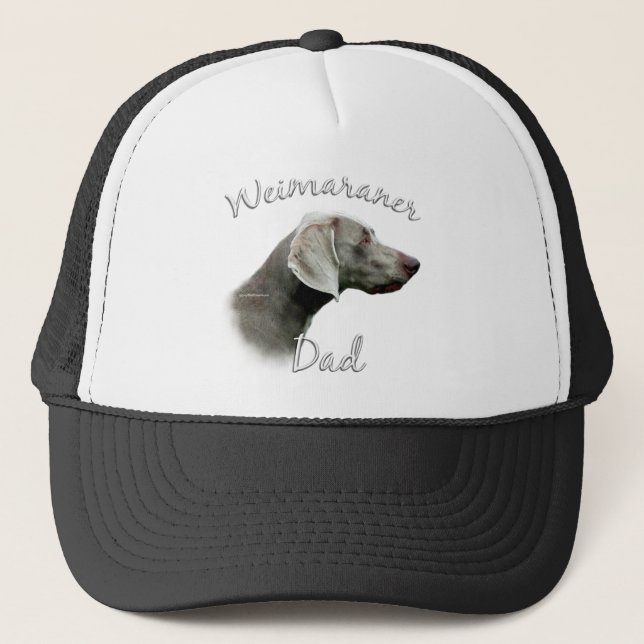 Weimaraner Dad 2 Trucker Hat (Front)