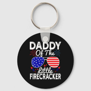 Weimaraner Dad American Flag Dog Lover Owner 4th O Keychain