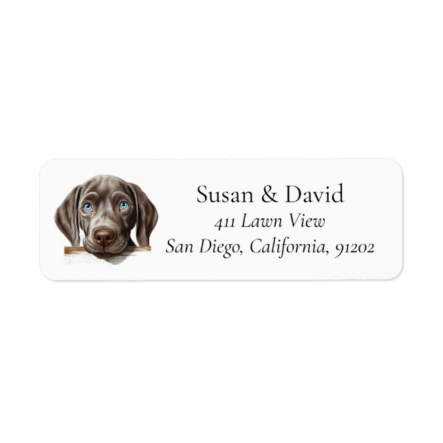 Weimaraner Dog Breed Pet Lovers (Front)