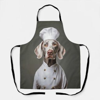 Weimaraner Dog Chef Apron