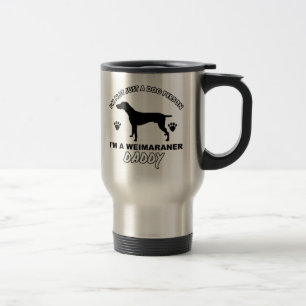 WEIMARANER dog daddy designs Travel Mug
