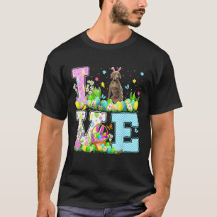 Weimaraner Dog Easter Egg Hunt  Love Weimaraner Ea T-Shirt