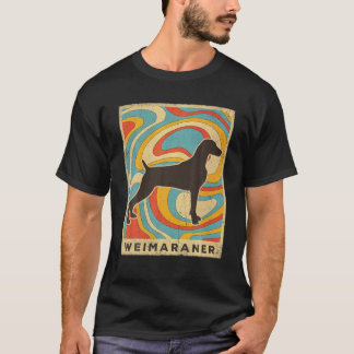 Weimaraner Dog Retro Vintage T-Shirt