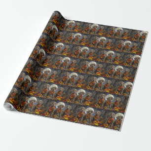 Weimaraner Halloween Spooky  Wrapping Paper