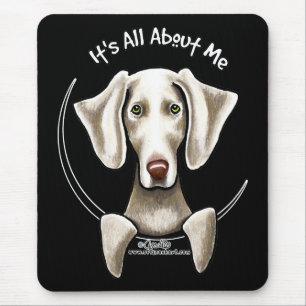 Weimaraner IAAM Mouse Pad