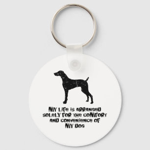 Weimaraner Keychain