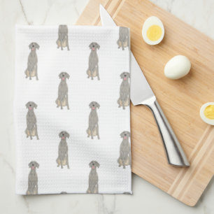 Weimaraner Kitchen Towel