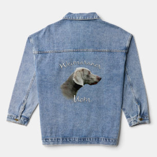 Weimaraner Mom 2 Denim Jacket