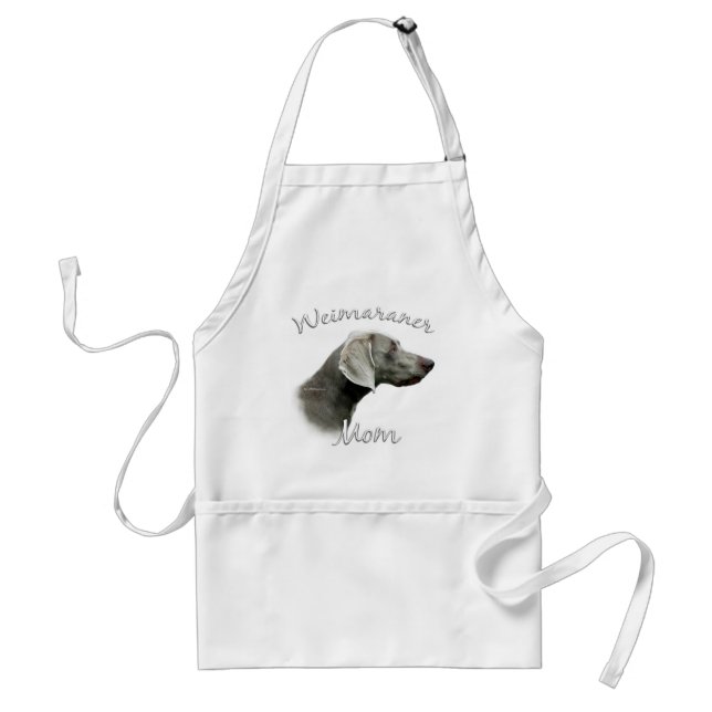 Weimaraner Mom 2 Standard Apron (Front)