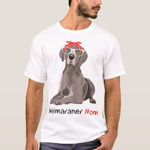 Weimaraner Mom Bandana Womens Weimaraner Dog T-Shirt