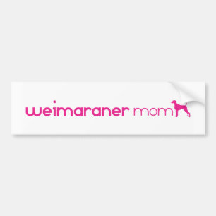 Weimaraner Mom Bumper Sticker