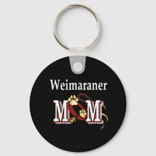 weimaraner mom Keychain
