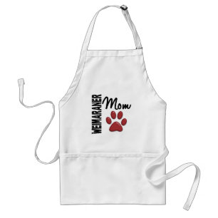 Weimaraner Mom Paw Print 2 Standard Apron