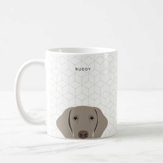 Weimaraner Mugs (Left)