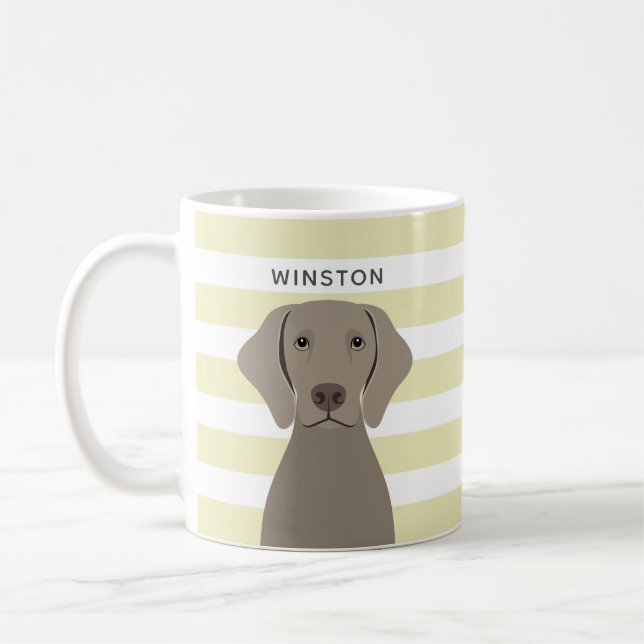 Weimaraner Mugs (Left)