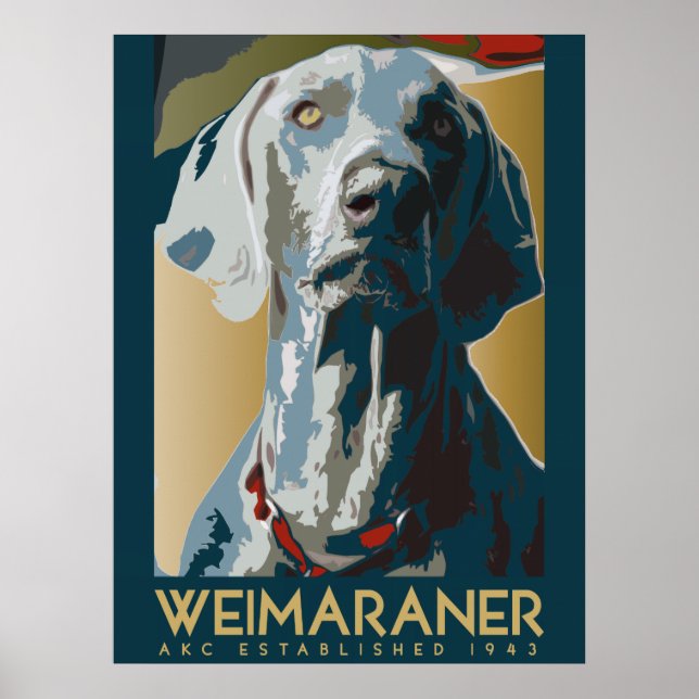 Weimaraner Nation : AKC Weimaraner Poster (Front)