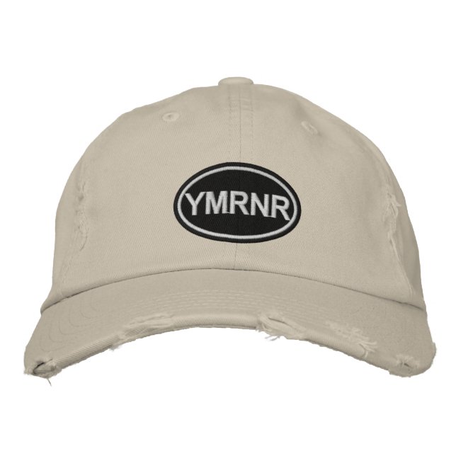 Weimaraner Nation : Embroidered YMRNR Hat (Front)