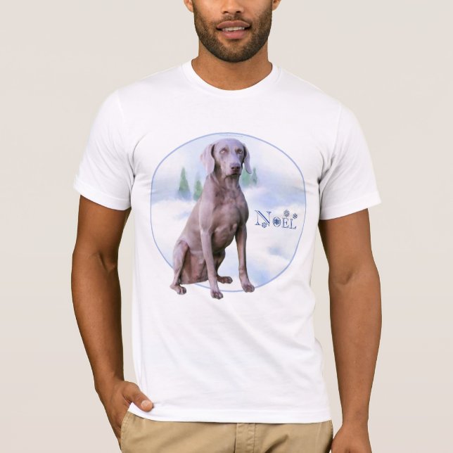Weimaraner Noel T-Shirt (Front)