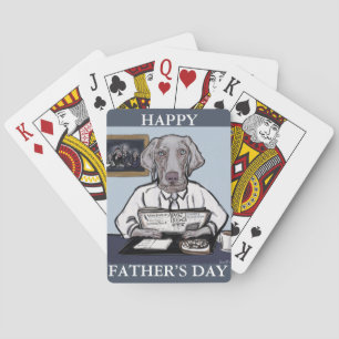 WEIMARANER PLAYING CARDS