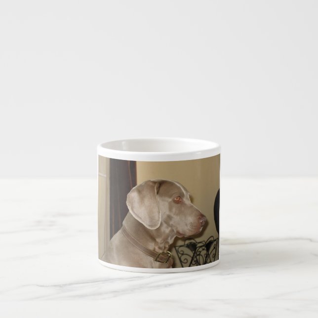 weimaraner.png espresso cup (Front)